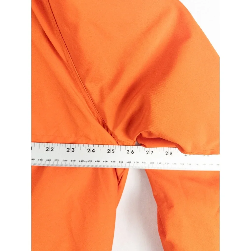 Nike Team Clemson Tigers Jacket Mens XL Orange Purple Full Zip Windbreaker